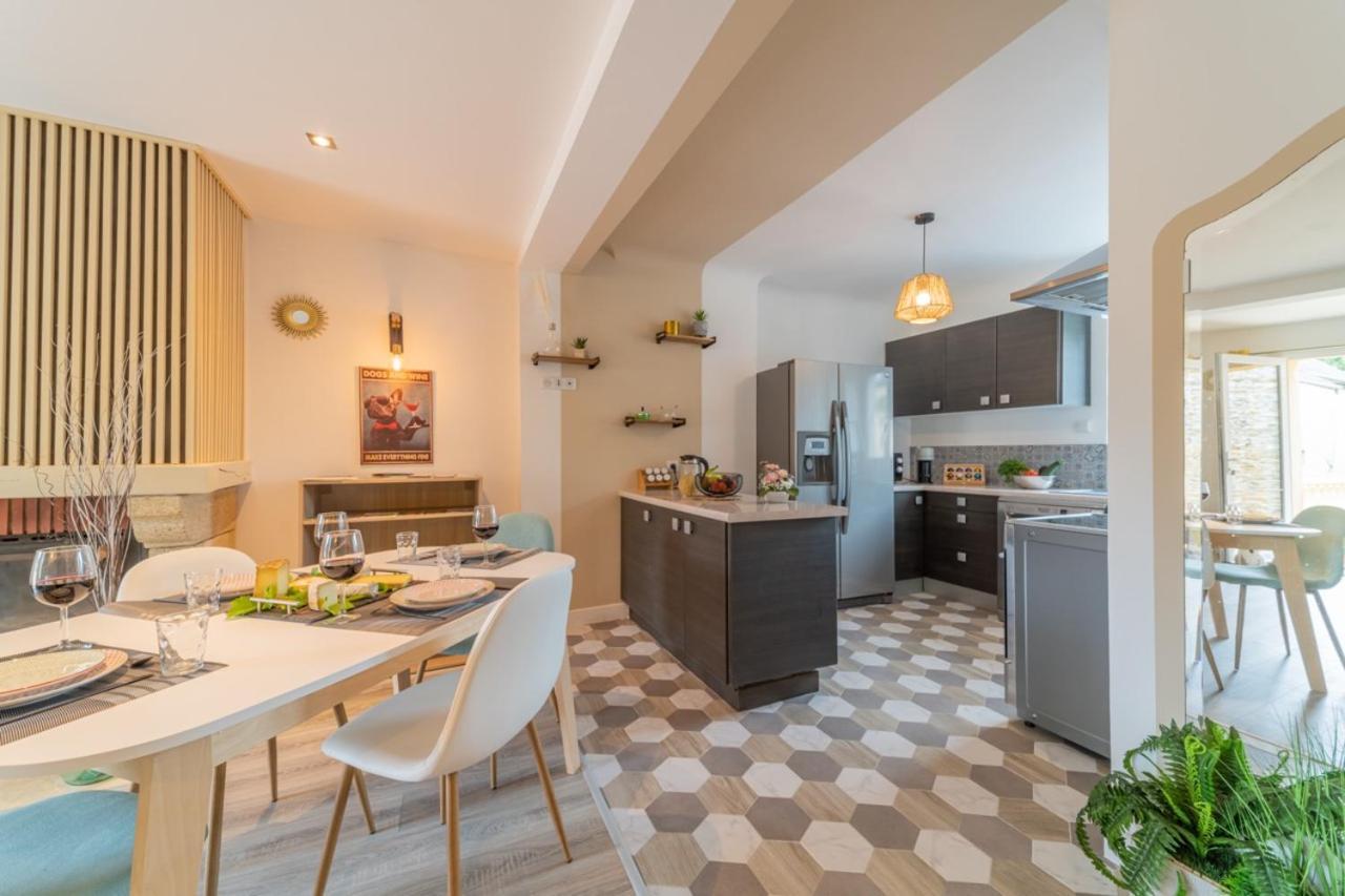 Corgoloin Cote Cour, 3 Chambres, Terrasses, Jardin Prive Avec Terrain De Petanque, Cave Voutee מראה חיצוני תמונה