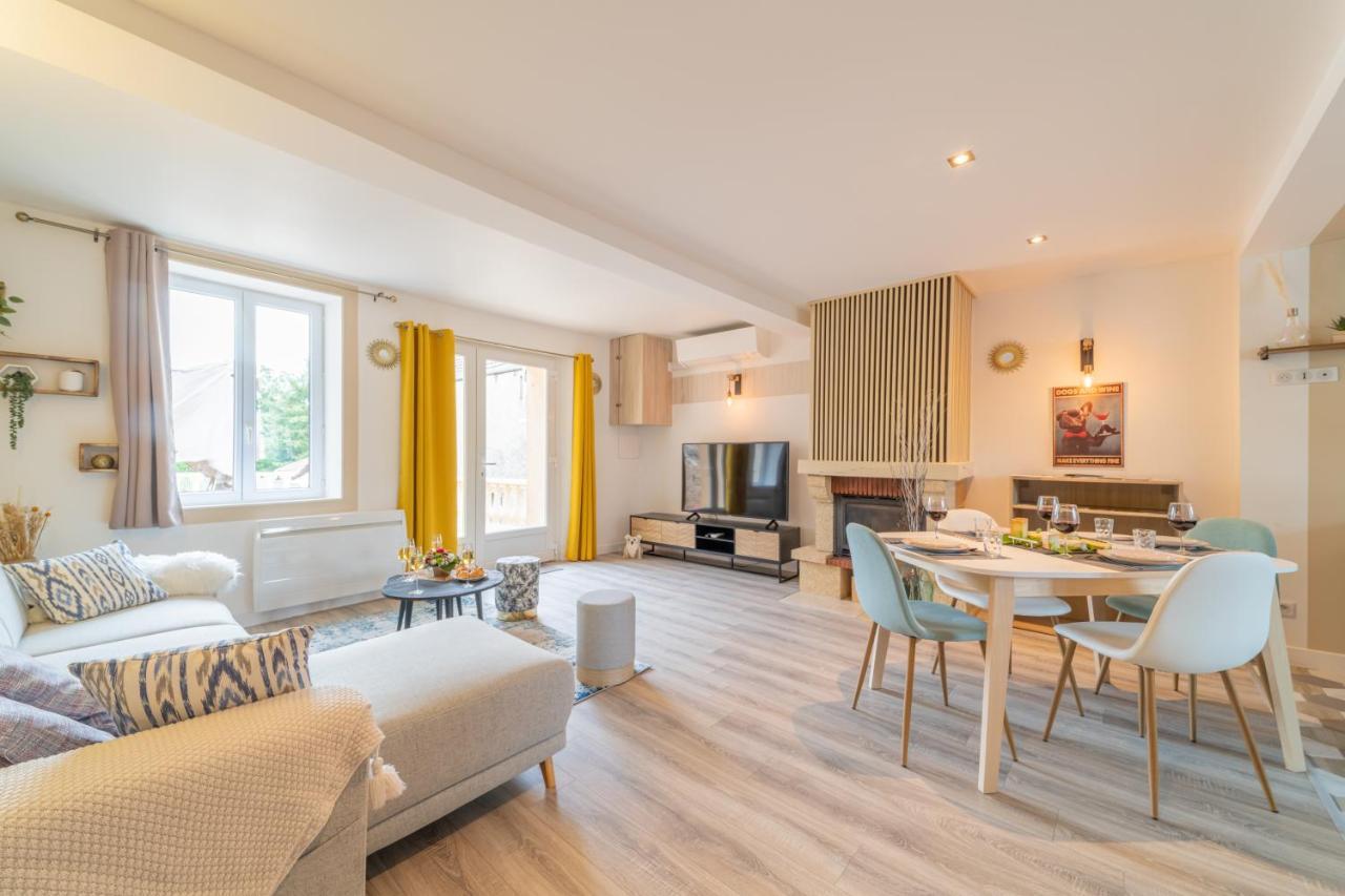 Corgoloin Cote Cour, 3 Chambres, Terrasses, Jardin Prive Avec Terrain De Petanque, Cave Voutee מראה חיצוני תמונה